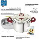 قدر ضغط كاليبسو 4٫5 لتر Seb Autocuiseur Clipso+ Précision - 4.5L