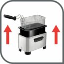 Tefal Friteuse Semi-Pro Easy Pro 3L Zone Froide 1.2Kg-Gris/Noir