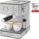 Proficook Machine A Café A Bras - 20 bars 850 W Avec Aiguille De Température - PCES1209