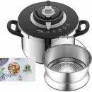 Seb Cocotte Minute - Nutricook+ - 8L - 4 Programmes