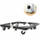 حامل دوار من الفولاذ المقاوم للصدأ قابل للتعديل Support Roulant réglable 80CM en inox