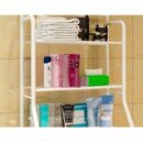 رف الحمام، وحدة تخزين فوق الغسالة - أبيض Étagère De Salle De Bain, Meuble De Rangement Au-Dessus Des Machine À Laver - Blanc
