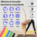 مجموعة مكونة من 16 قطعة للياقة البدنية وكمال الأجسام - أربطة مرنة لكامل الجسم  Pack Fitness Musculation - Elastique bandes full Body16 pcs