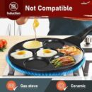 مقلاة غير لاصقة بسبعة قوالب Poêle Antiadhésive sept Moules