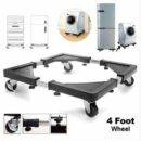 حامل دوار من الفولاذ المقاوم للصدأ قابل للتعديل Support Roulant réglable 80CM en inox
