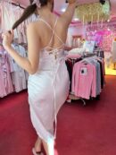 Nuisette satin .. dentelle douce en niveau de ventre نويزات ساتان ..دانتيل ناعم في البطن