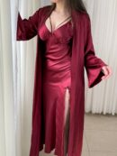 طقم ساتان حريري . سامبل بدون بوني Ensemble simple satin de soie. sans ponge