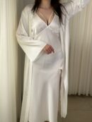 طقم ساتان حريري . سامبل بدون بوني Ensemble simple satin de soie. sans ponge