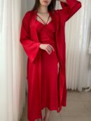 طقم ساتان حريري . سامبل بدون بوني Ensemble simple satin de soie. sans ponge